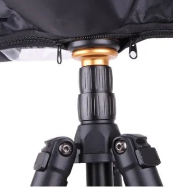 Transparent PVC rain cover for DSLR camera with long focus lens
