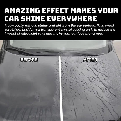 Car coating wax block and two applicator sponges for paint renovation and protection.