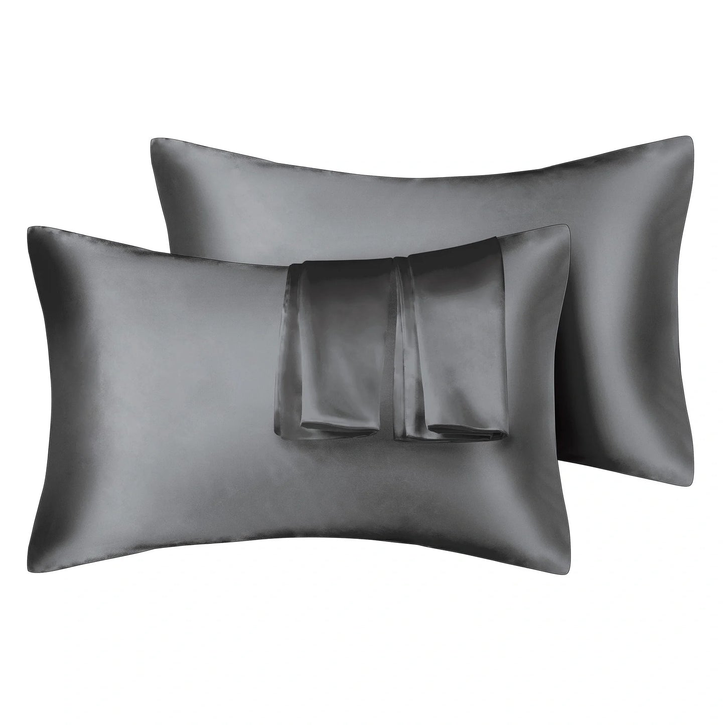 75D Satin Artificial Silk Pillowcase in various colours and sizes