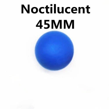 Colorful, luminous stress relief balls with a sticky surface for bouncing, squeezing, and sticking to surfaces