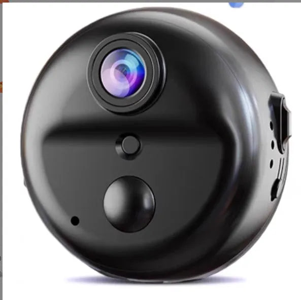Wireless HD night vision monitor showing 360-degree panoramic coverage capability