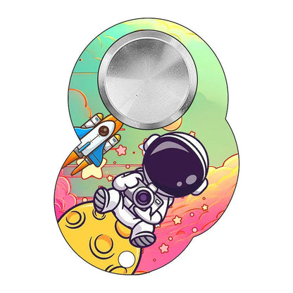 Stylish Fidget Spinner Keychain with Vibrant Designs for Stress and Anxiety Relief