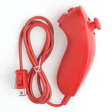 Wii left and right hand gamepad controllers with rubber sleeve and hand strap in multiple colour options