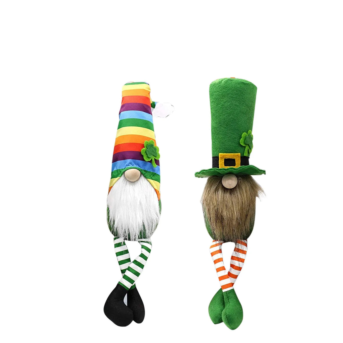 St Patrick's Day faceless doll dwarf plush decoration in cloth, cartoon style, available in 01 and 02 sizes and 01color or 02color.