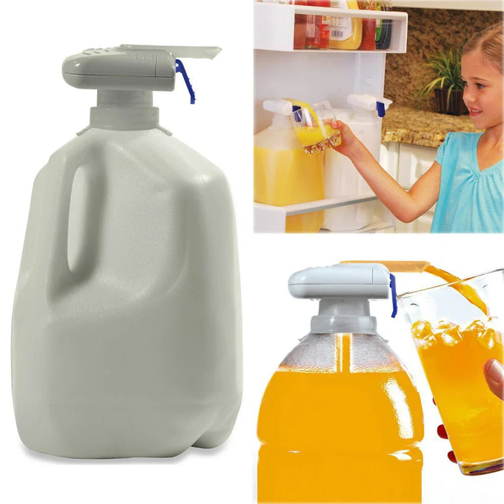 Automatic Drink Dispenser Pump for hands-free beverage serving with adjustable dispensing tube