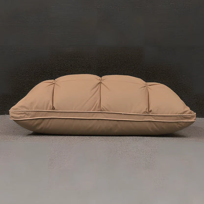 White goose down pillow with pure cotton cover in rectangular 48x74cm size