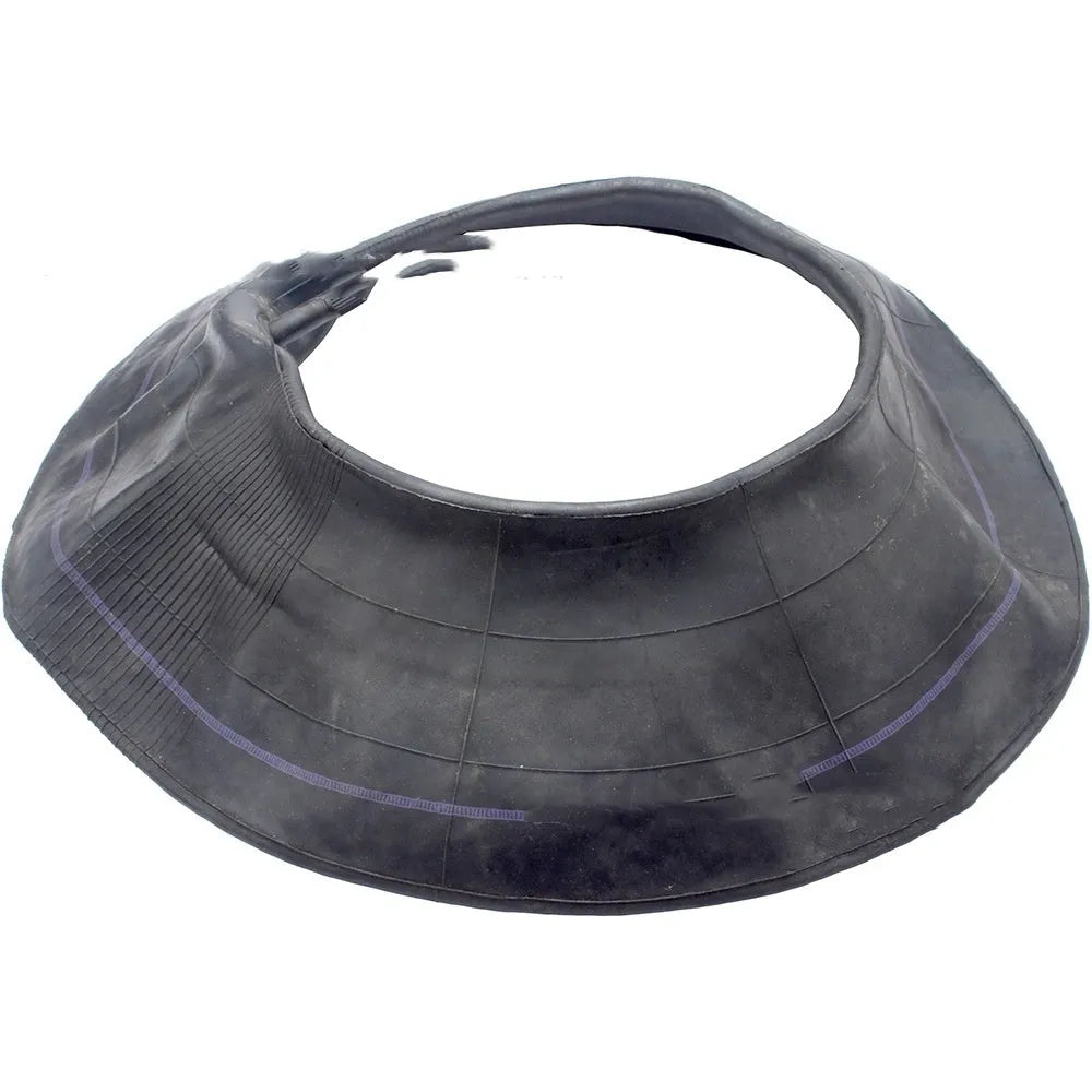 Set of two black 16x8.00-7 inner tubes with TR13 straight valve stems and dust caps for ATV and mower tyres.