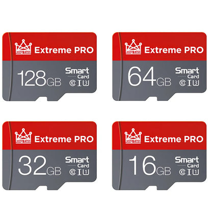 Red Drive Mini TF memory card with SD adapter holder for mobile phones and cameras