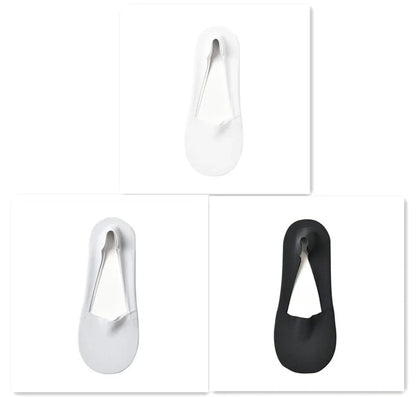 Stylish women's non-slip silicone socks in various colours for fashion and safety