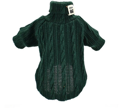 Cosy dog turtleneck sweater in various colours and sizes for small to medium pups