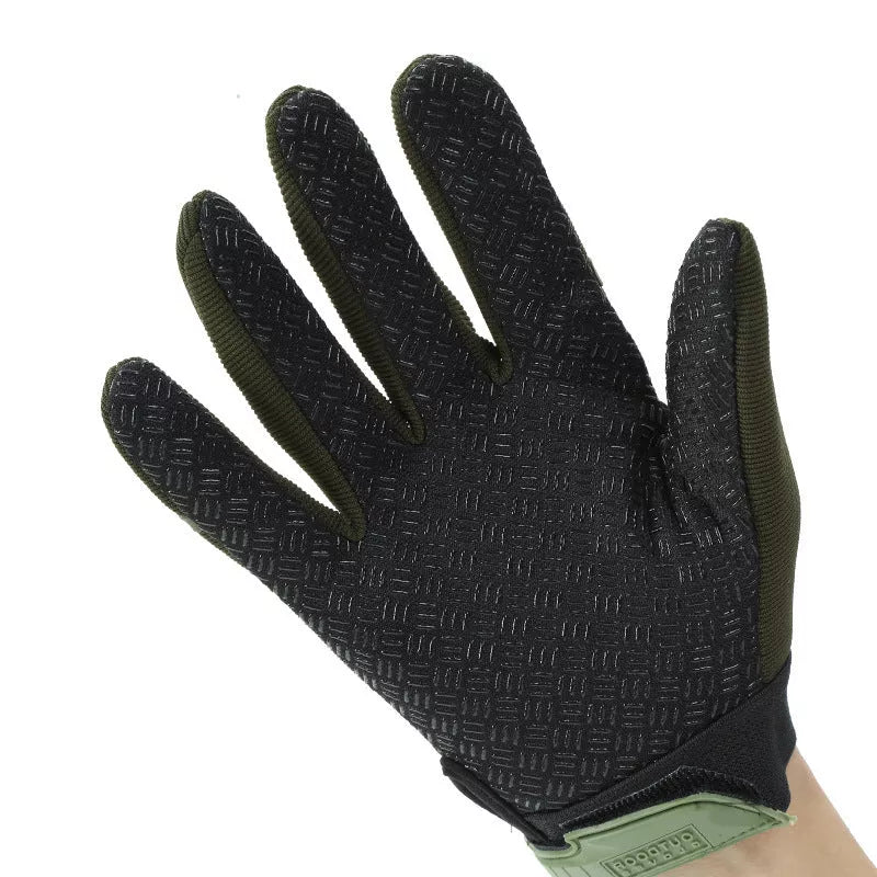 Camouflage full finger gloves for outdoor activities