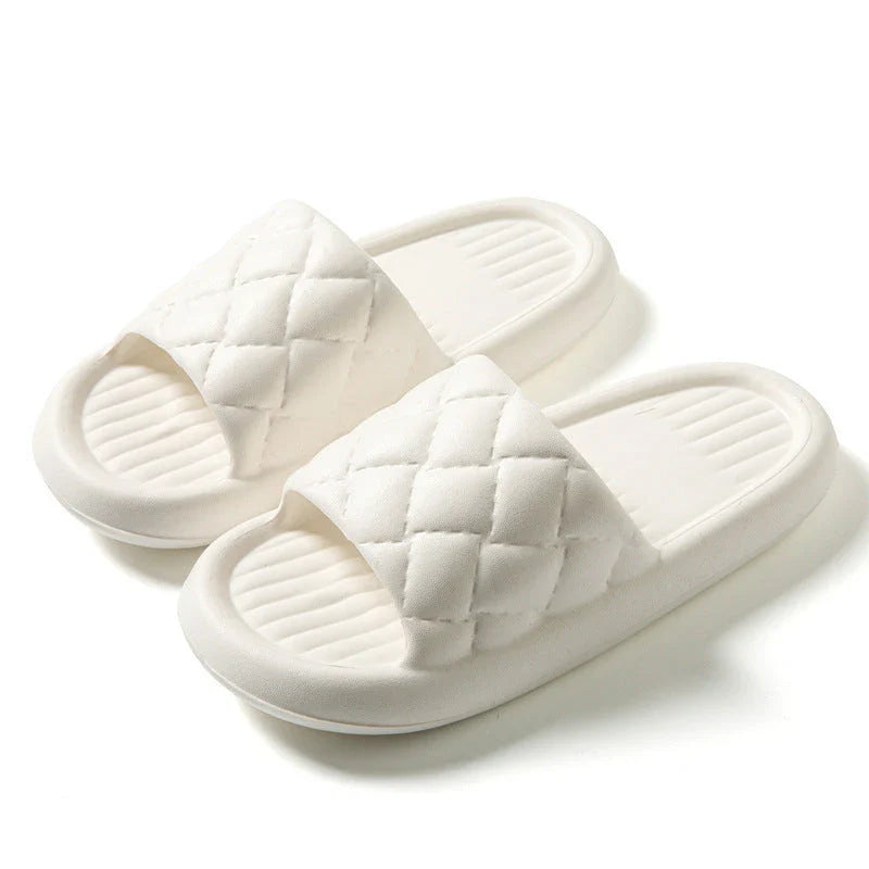 Comfortable home slippers with non-slip soles, featuring breathable and waterproof EVA material in a variety of stylish colors.