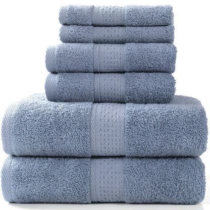 Pure cotton towel set showing bath towel, towel, and square towel in bamboo green colour