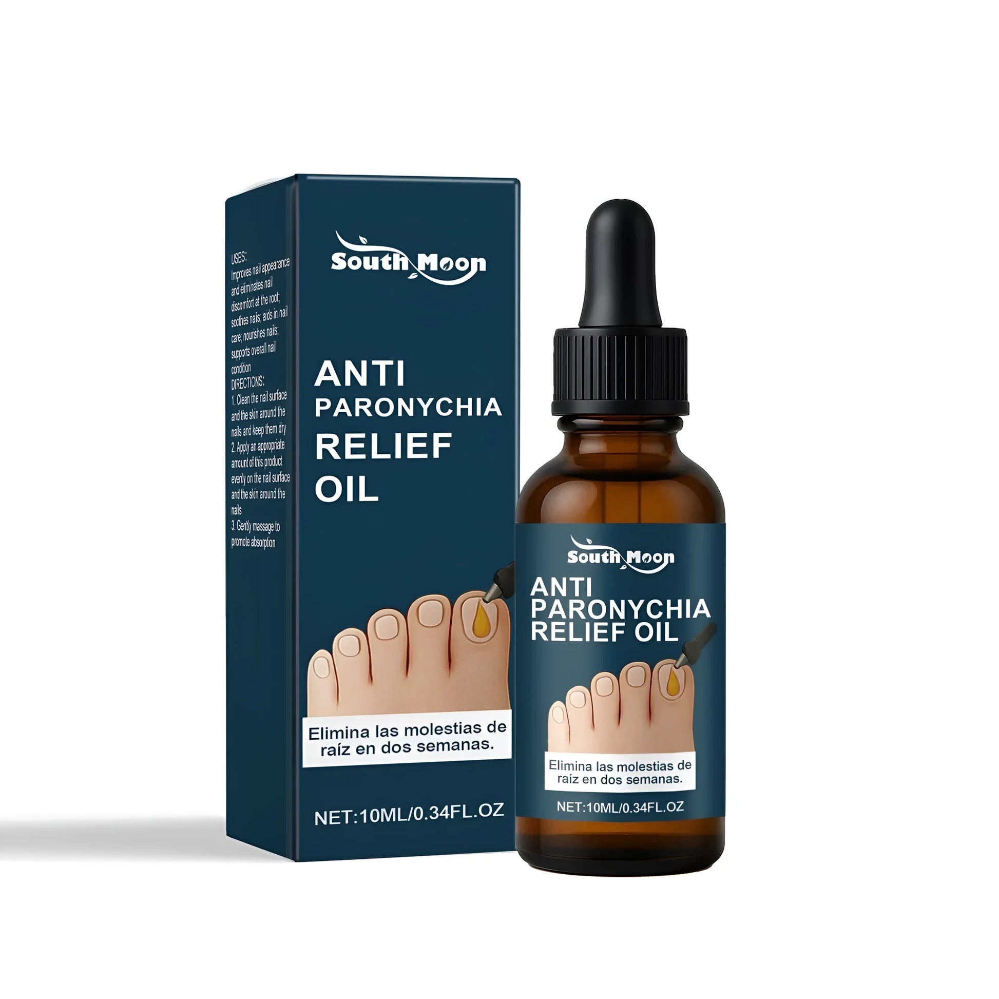 10ml bottle of fungal nail repair liquid with tea tree oil and Centella asiatica extract
