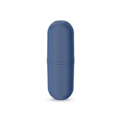Capsule-shaped multi-function travel bottle in various colours with leak-proof design