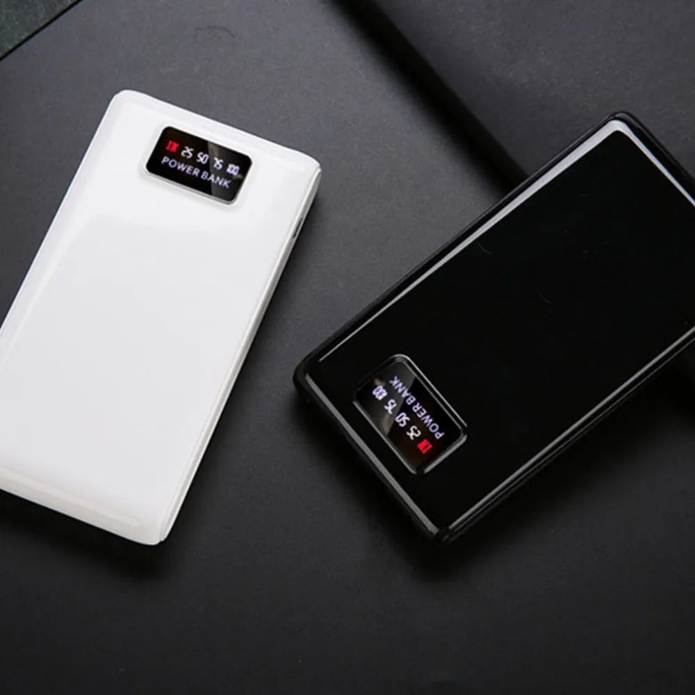 C9 DIY power bank case kit for 18650 batteries with six slots and dual charging inputs