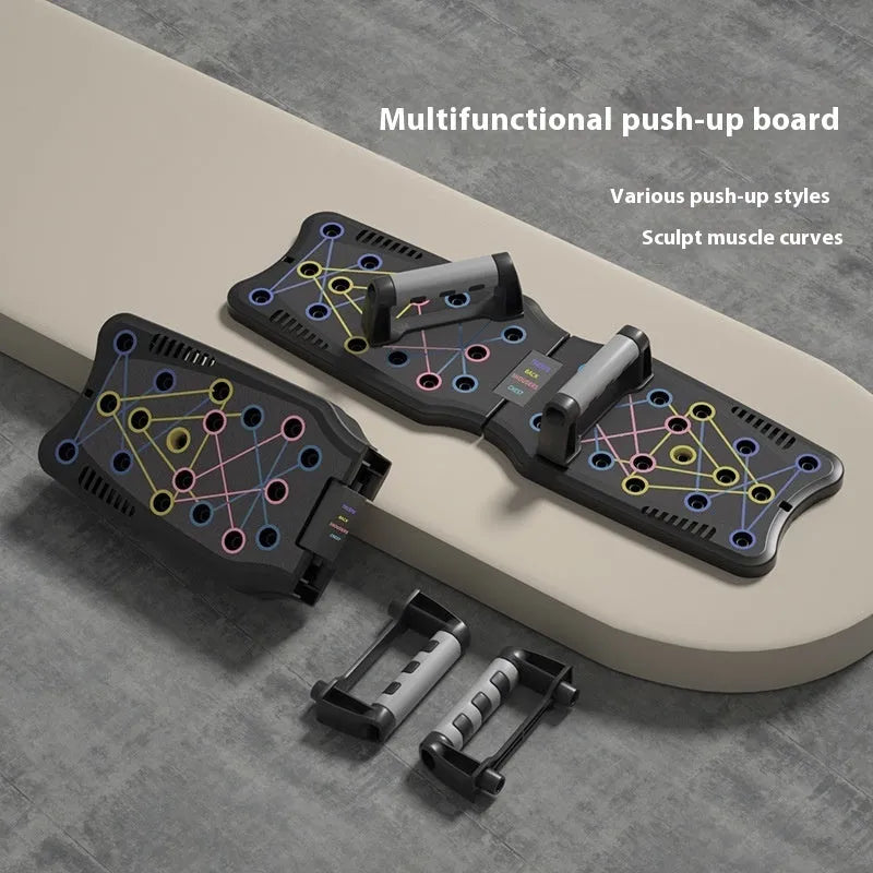 ABS push up support plate fitness equipment for pectoral, shoulder and back muscle training
