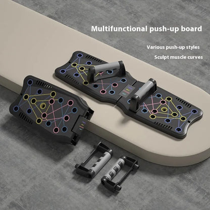 ABS push up support plate fitness equipment for pectoral, shoulder and back muscle training