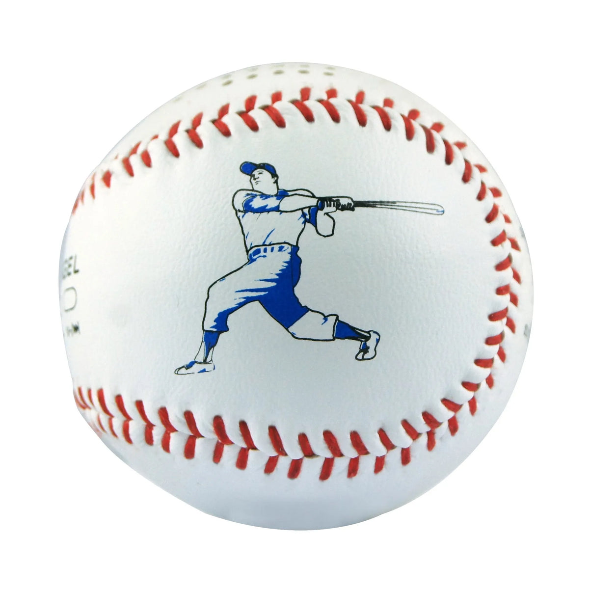 A green Bluetooth speaker shaped like a baseball with a USB port.