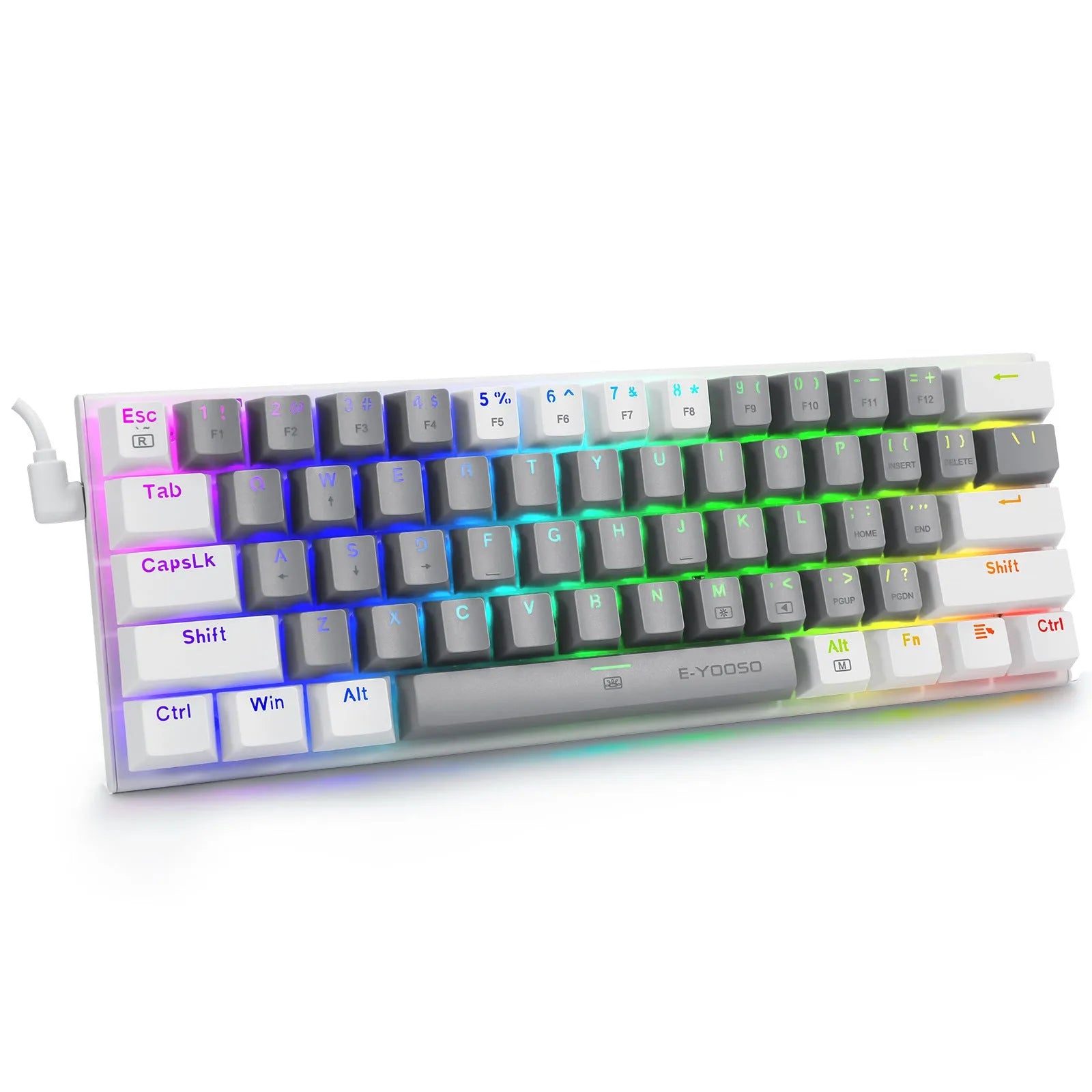 Z11 aluminium alloy mechanical keyboard key caps in Black Gray Green and Gray Black Red colour options