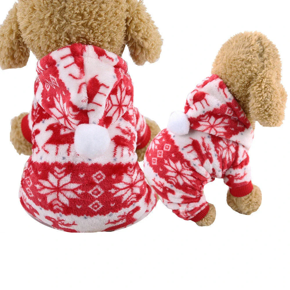 Stylish pet clothing collection featuring a range of cozy and fashionable outfits for dogs and cats