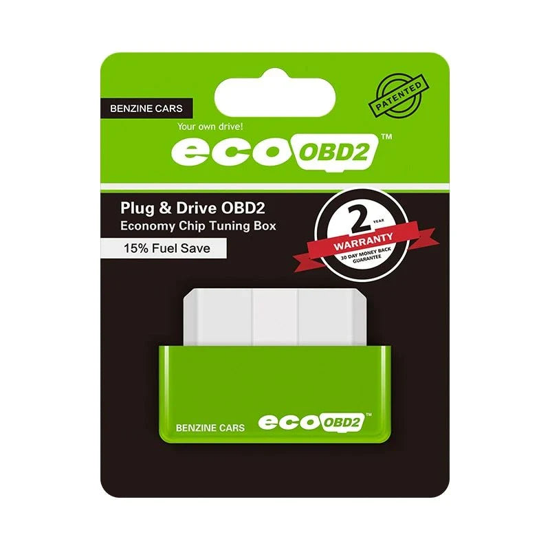 Fuel-Saving OBD2 Tuner for Gasoline Vehicles - Plug-and-Play Design, Intelligent Self-Adjusting Technology, Up to 15% Fuel Savings
