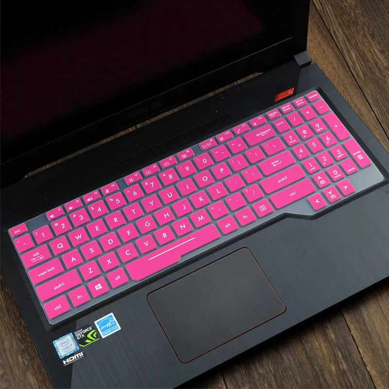 ASUS Flight 15.6-inch laptop keyboard protective film cover in translucent colour on keyboard