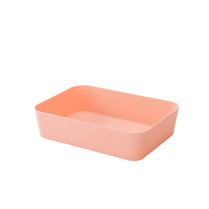 Plastic drawer organiser for underwear storage in multiple sizes and colours