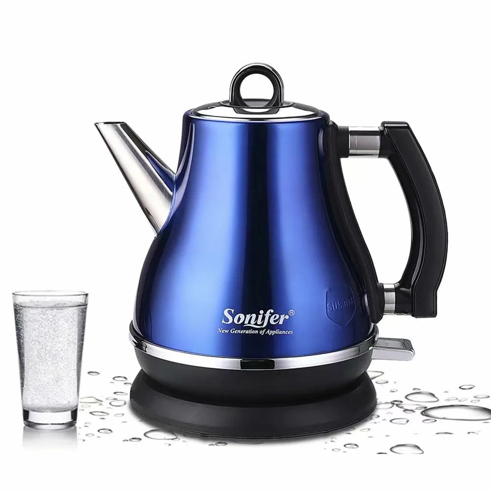 Son-mother Pot Set electric teapot with retro ceramic design and stainless steel construction