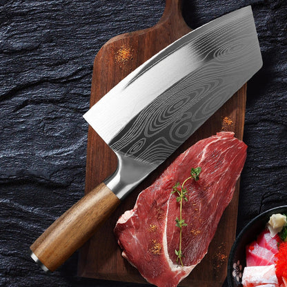 Stainless steel kitchen knife with 40cr13 steel blade for precision cutting