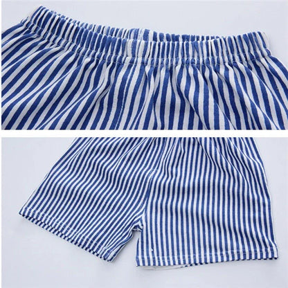 Cotton cartoon baby clothing sets for boys and girls with playful patterns