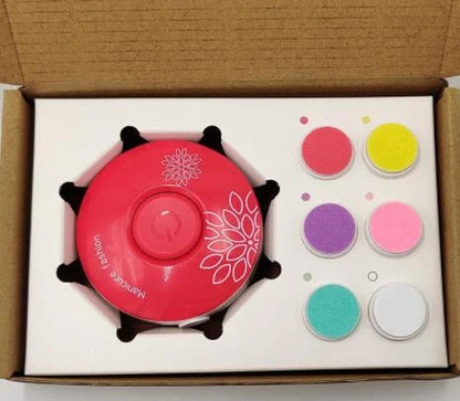Baby Electric Nail Grinder with silent design and multiple grinding heads