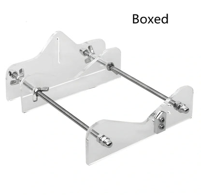 Black metal glass bottle cutter tool with adjustable stand for 0.5-2 inch diameter bottles