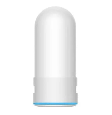 White kitchen faucet water filter with ceramic cartridge and universal tap adapter