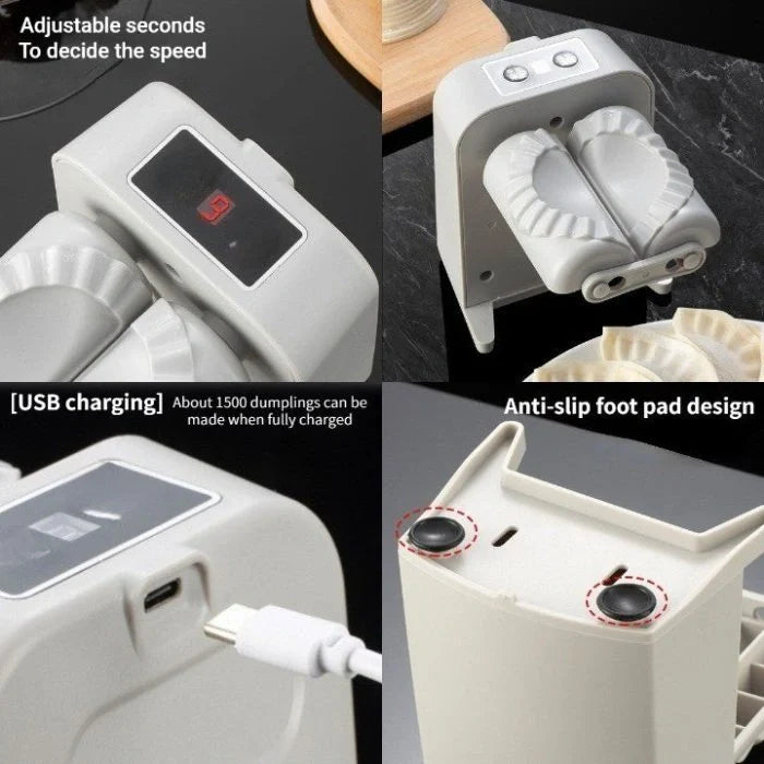 Electric Dumpling Maker Machine with automatic forming function for perfect homemade dumplings
