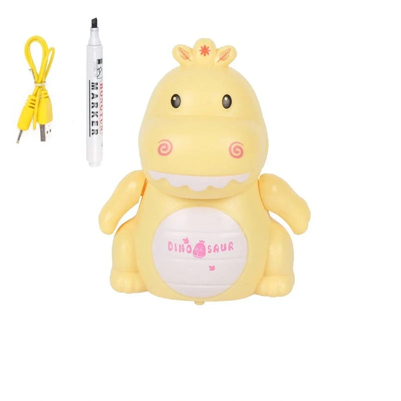 Drawn Line Magic Pet Toy Robot Pen with optical sensor following black line