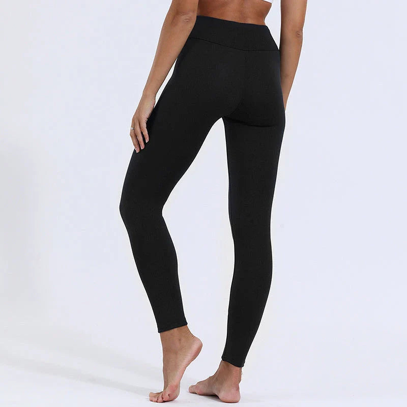 Cozy stretch leggings in a variety of stylish colors, featuring a warm, high-quality fabric blend and a flattering, high-stretch design.