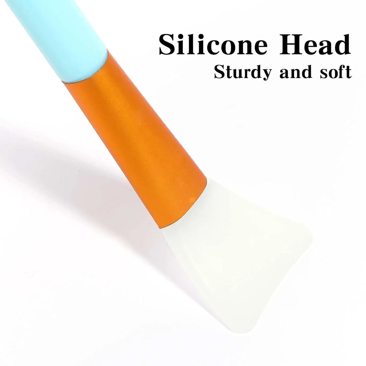 Reusable silicone face mask applicator spatula in six colour options