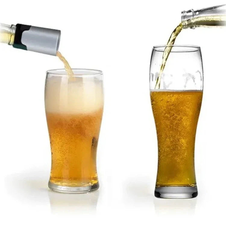 Portable Beer Foam Maker for creating draft beer flavour at home