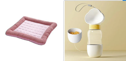 Cooling Pet Bed - Relieve Summer Heat for Dogs & Cats with High-Tech Cooling Cloth