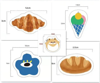 Bamboo fibre cartoon dish towel with high water absorption and cheerful designs