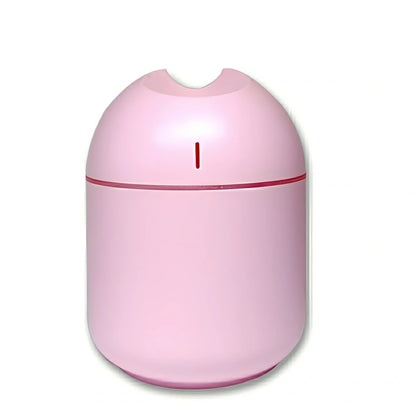 White USB aromatherapy humidifier with 1L tank and single mist outlet for 21-30 sq m rooms