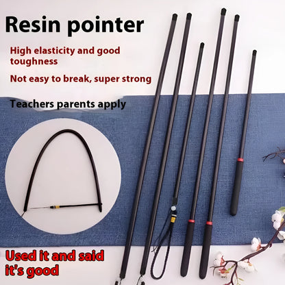 Resin pointer measuring tape tool for sewing and craft measurement, showing available lengths.
