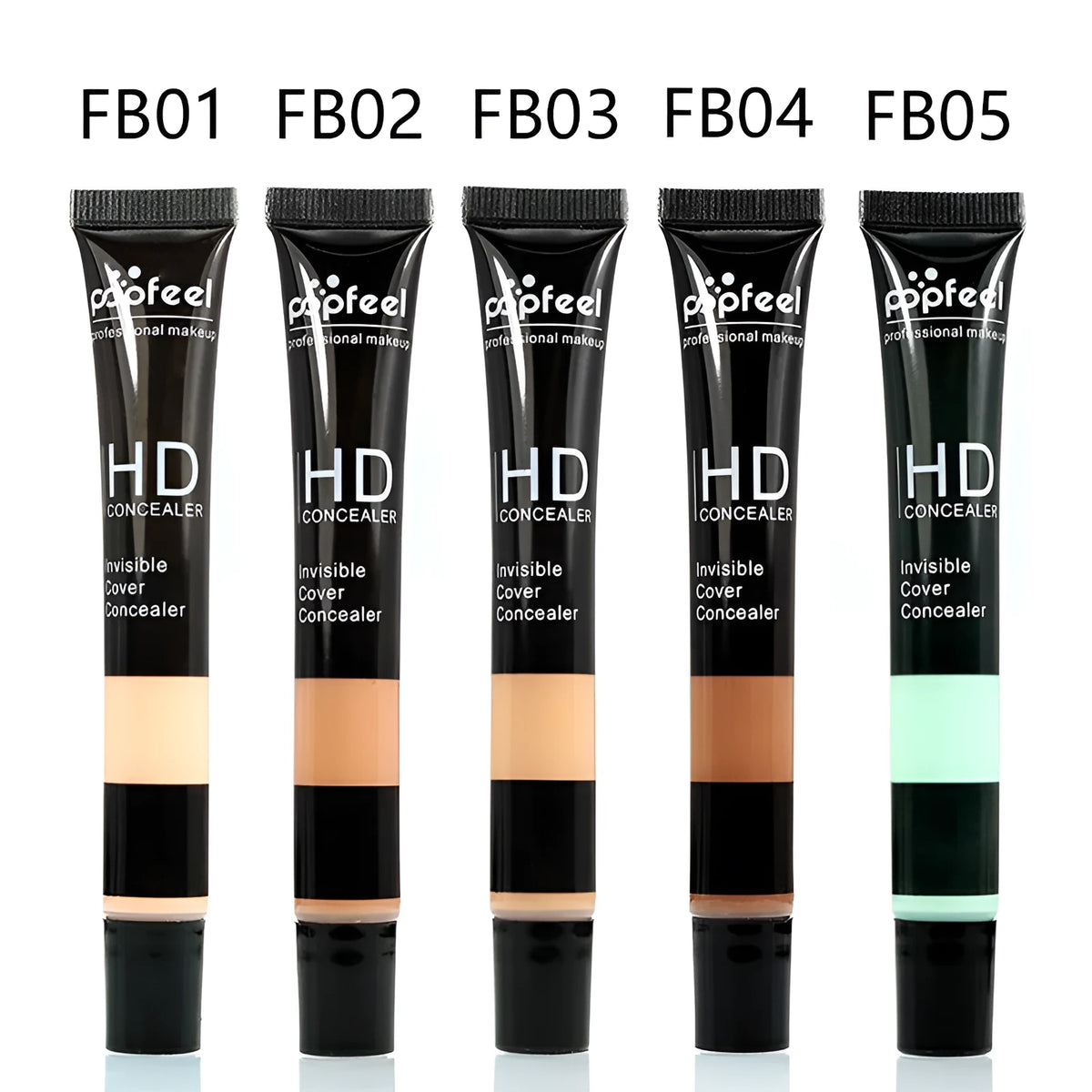 Pro Concealer Makeup in 5 shades with high gloss finish and full coverage liquid formula