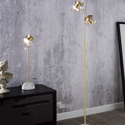 Glass desk lamp with dimmable LED light and touch switch control
