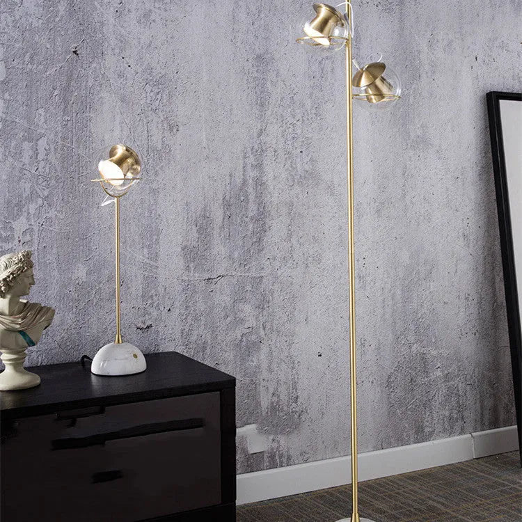 Creative dimmable glass desk lamp with touch switch LED light source suitable for 220V power outlets, available in single colour classification for practical desktop lighting use with 6-10W adjustable brightness