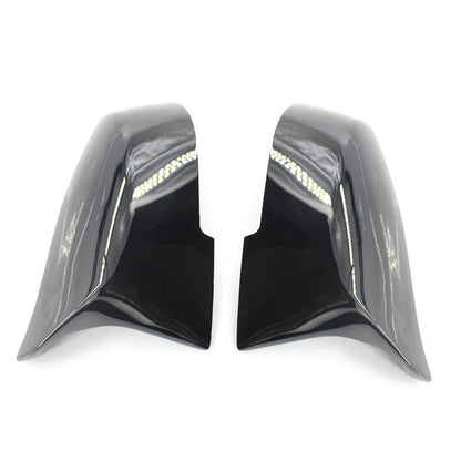 Paint bright black modified horn rearview mirror shells for BMW 3 Series and 4 Series vehicles