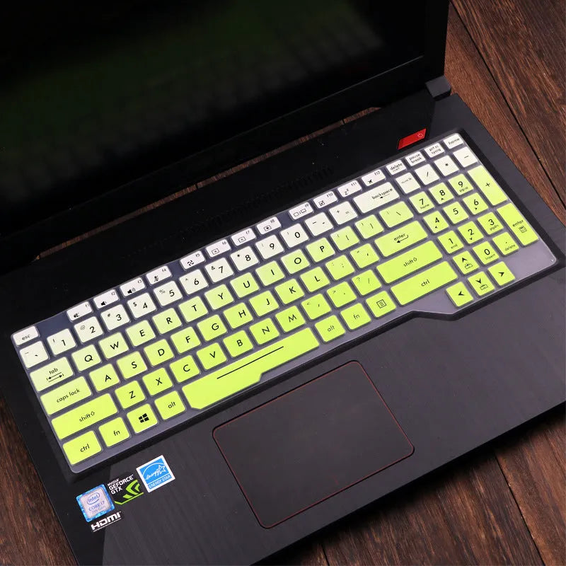 ASUS Flight 15.6-inch laptop keyboard protective film cover in translucent colour on keyboard