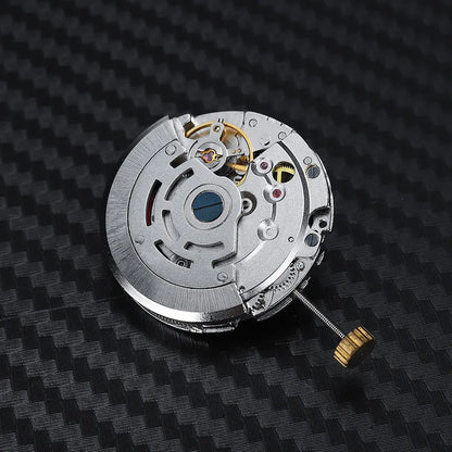8215 automatic watch movement replacement with silver stainless steel construction