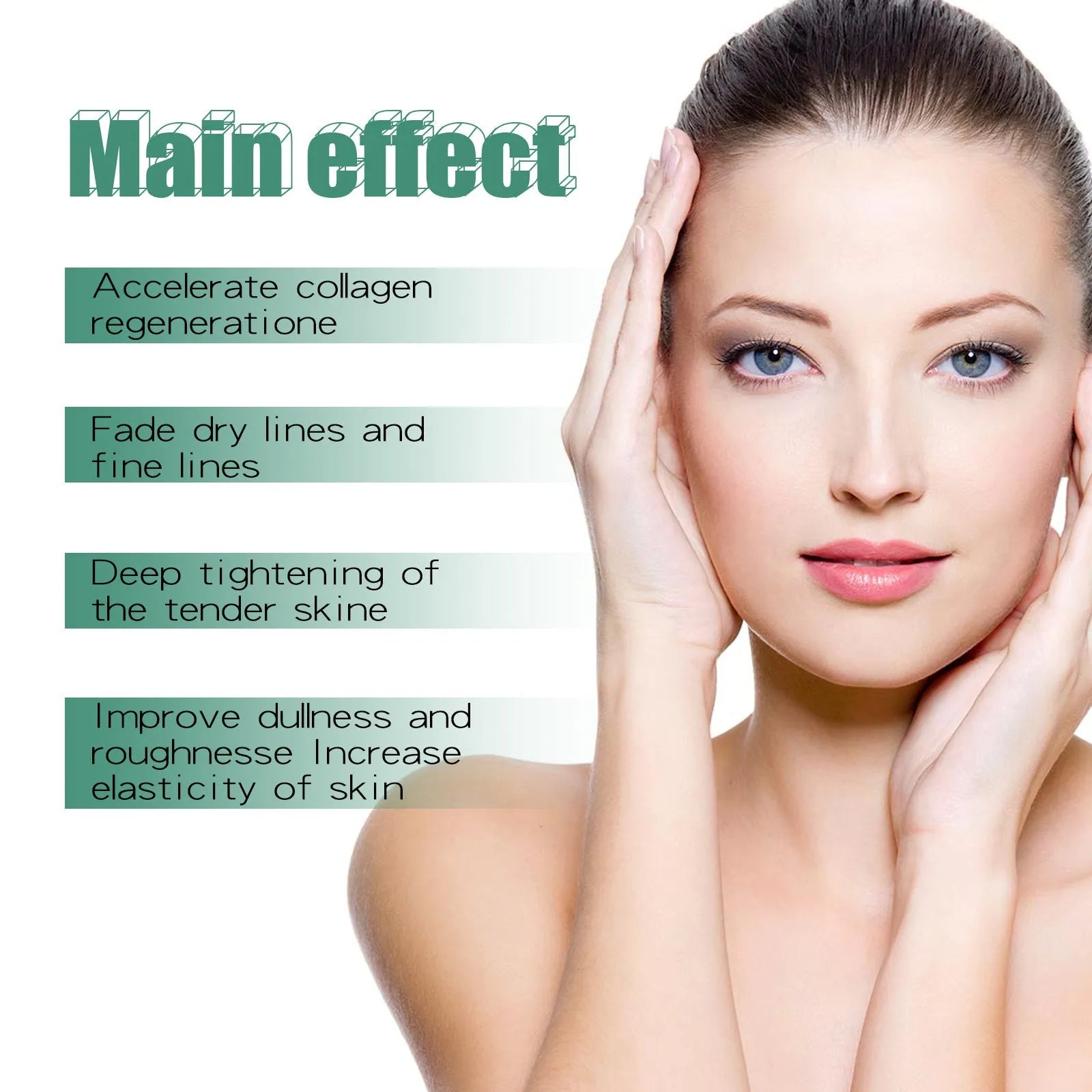 30g anti-ageing anti-wrinkle face cream jar with hydrating formula